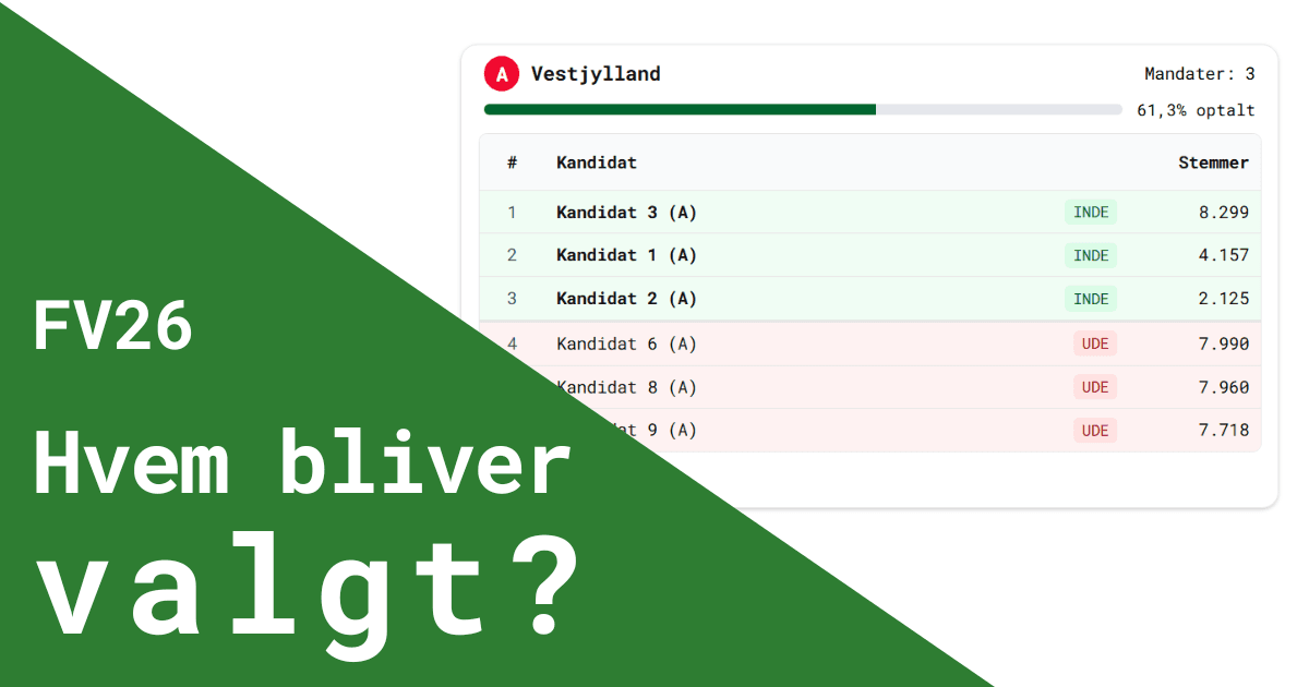 Hvem bliver valgt?
